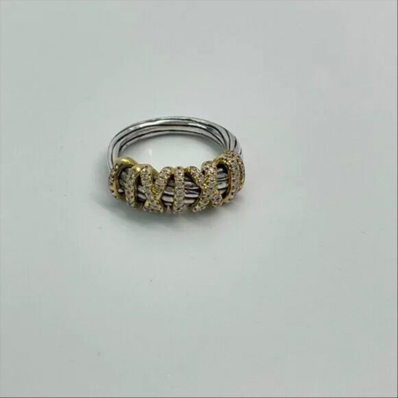 David Yurman Helena Ring with Diamonds & 18k Gold - Picture 3 of 10